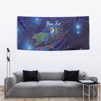 Takahe New Zealand Personalised Tapestry Harakeke Silver Fern Maori Pattern LT22 - Polynesian Pride