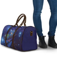 Takahe New Zealand Personalised Travel Bag Harakeke Silver Fern Maori Pattern LT22 - Polynesian Pride