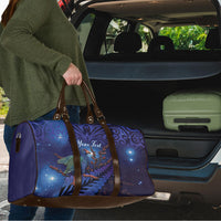 Takahe New Zealand Personalised Travel Bag Harakeke Silver Fern Maori Pattern LT22 - Polynesian Pride