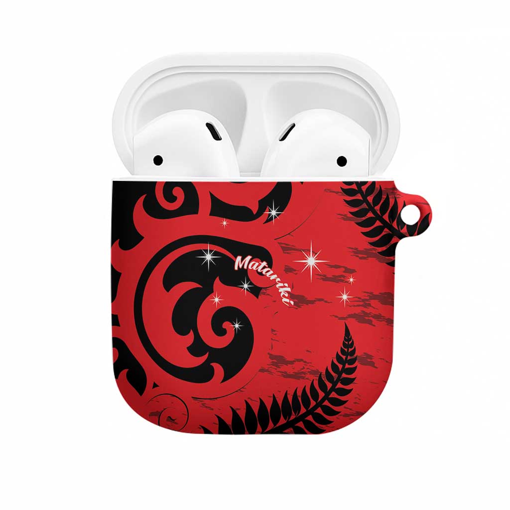 New Zealand Matariki AirPods Case Maori New Year Koru Pattern