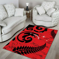New Zealand Matariki Area Rug Maori New Year Koru Pattern LT22 - Polynesian Pride