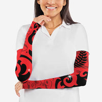 New Zealand Matariki Arm Sleeves Maori New Year Koru Pattern LT22 - Polynesian Pride