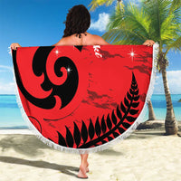 New Zealand Matariki Beach Blanket Maori New Year Koru Pattern LT22 - Polynesian Pride
