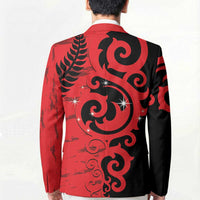New Zealand Matariki Blazer Maori New Year Koru Pattern LT22 - Polynesian Pride