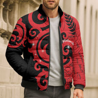 New Zealand Matariki Bomber Puffer Jacket Maori New Year Koru Pattern LT22 - Polynesian Pride