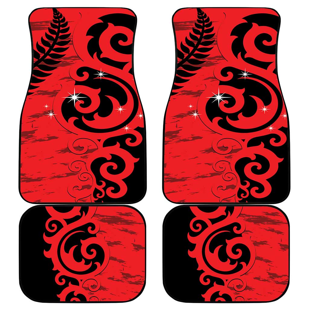 New Zealand Matariki Car Mats Maori New Year Koru Pattern LT22 - Polynesian Pride