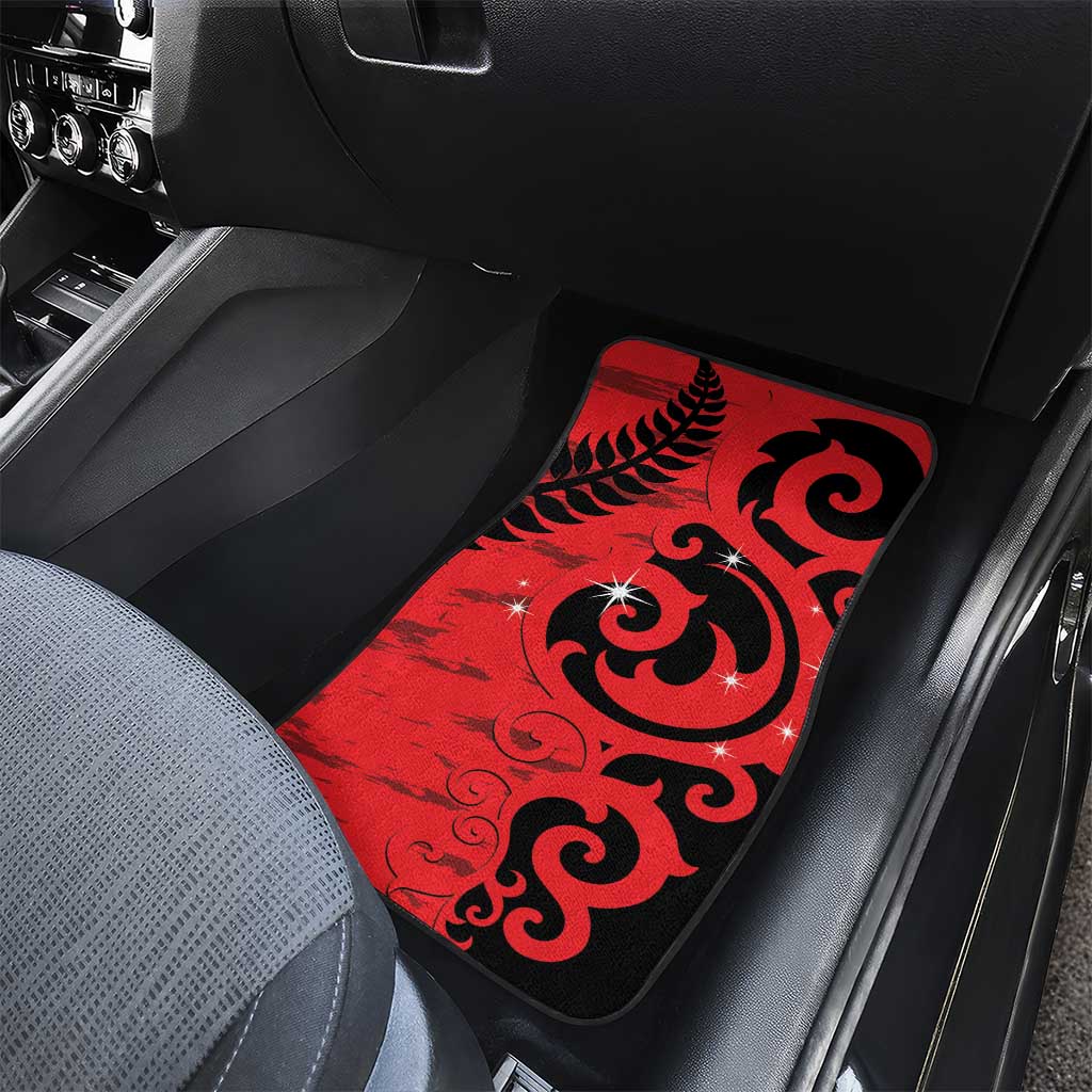 New Zealand Matariki Car Mats Maori New Year Koru Pattern LT22 - Polynesian Pride