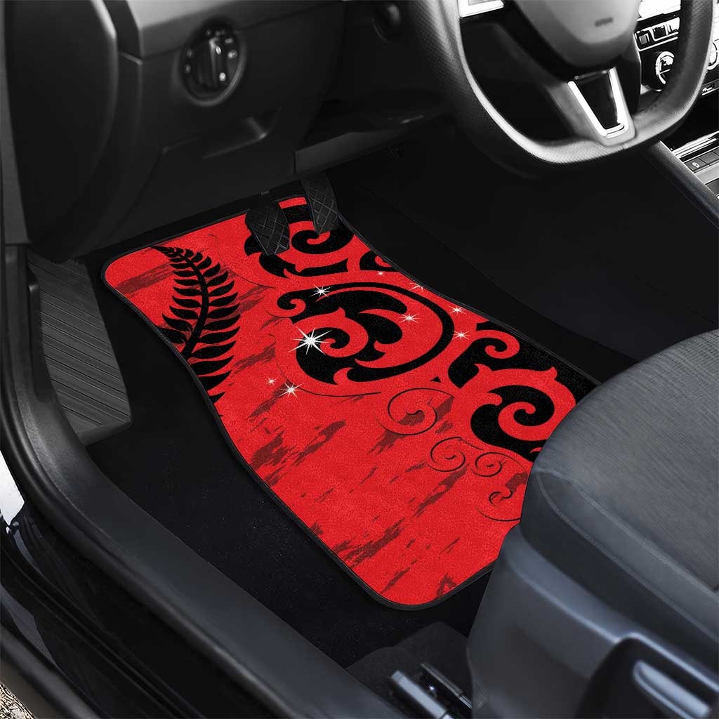 New Zealand Matariki Car Mats Maori New Year Koru Pattern LT22 - Polynesian Pride