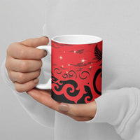 New Zealand Matariki Ceramic Mug Maori New Year Koru Pattern LT22 - Polynesian Pride