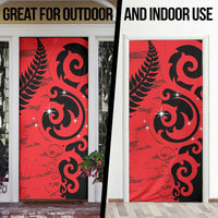 New Zealand Matariki Door Cover Maori New Year Koru Pattern LT22 - Polynesian Pride