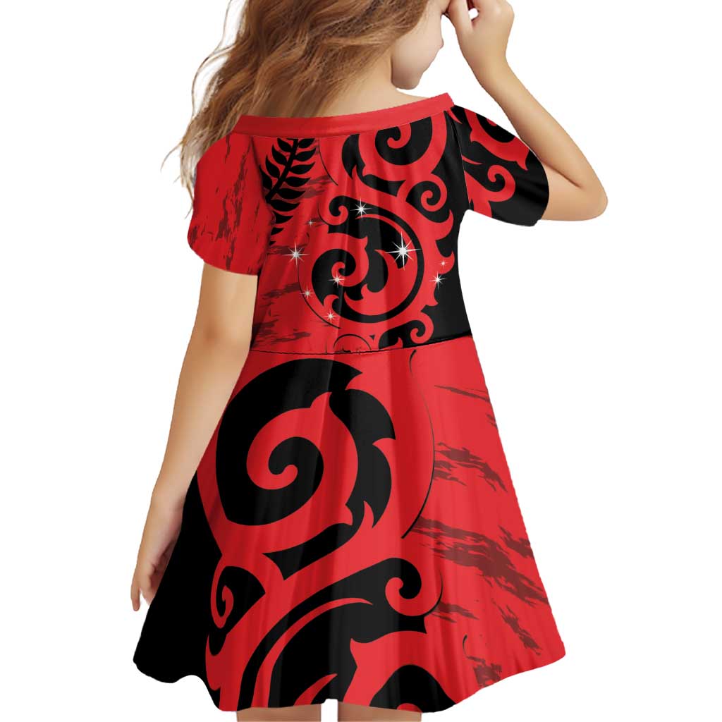 New Zealand Matariki Family Matching Mermaid Dress and Hawaiian Shirt Maori New Year Koru Pattern