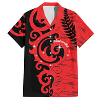 New Zealand Matariki Family Matching Puletasi and Hawaiian Shirt Maori New Year Koru Pattern