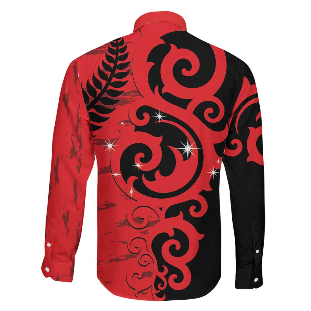 New Zealand Matariki Family Matching Puletasi and Hawaiian Shirt Maori New Year Koru Pattern