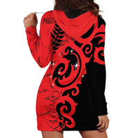 New Zealand Matariki Hoodie Dress Maori New Year Koru Pattern LT22 - Polynesian Pride