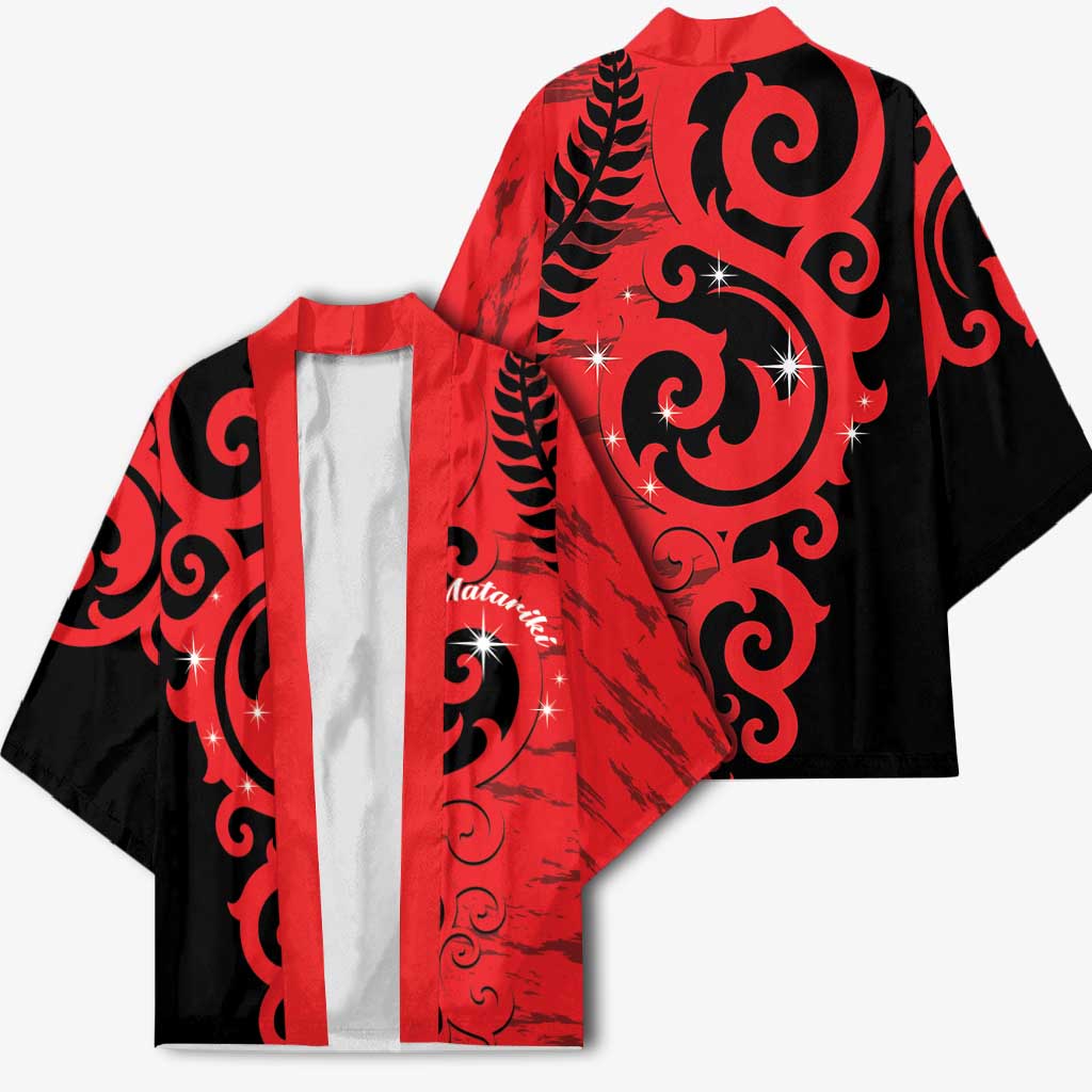 New Zealand Matariki Kimono Maori New Year Koru Pattern