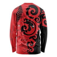 New Zealand Matariki Long Sleeve Shirt Maori New Year Koru Pattern LT22 - Polynesian Pride