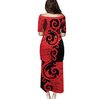 New Zealand Matariki Puletasi Maori New Year Koru Pattern LT22 - Polynesian Pride