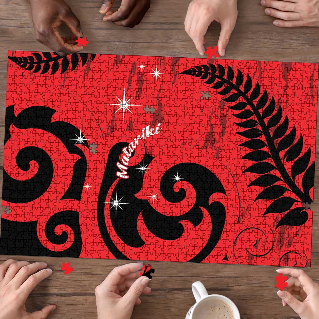 New Zealand Matariki Puzzle Maori New Year Koru Pattern LT22 - Polynesian Pride