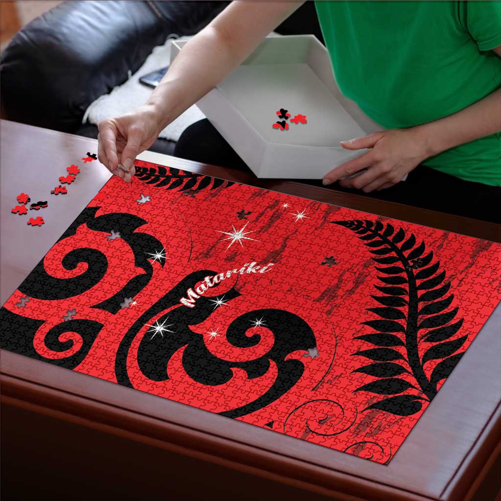 New Zealand Matariki Puzzle Maori New Year Koru Pattern LT22 - Polynesian Pride