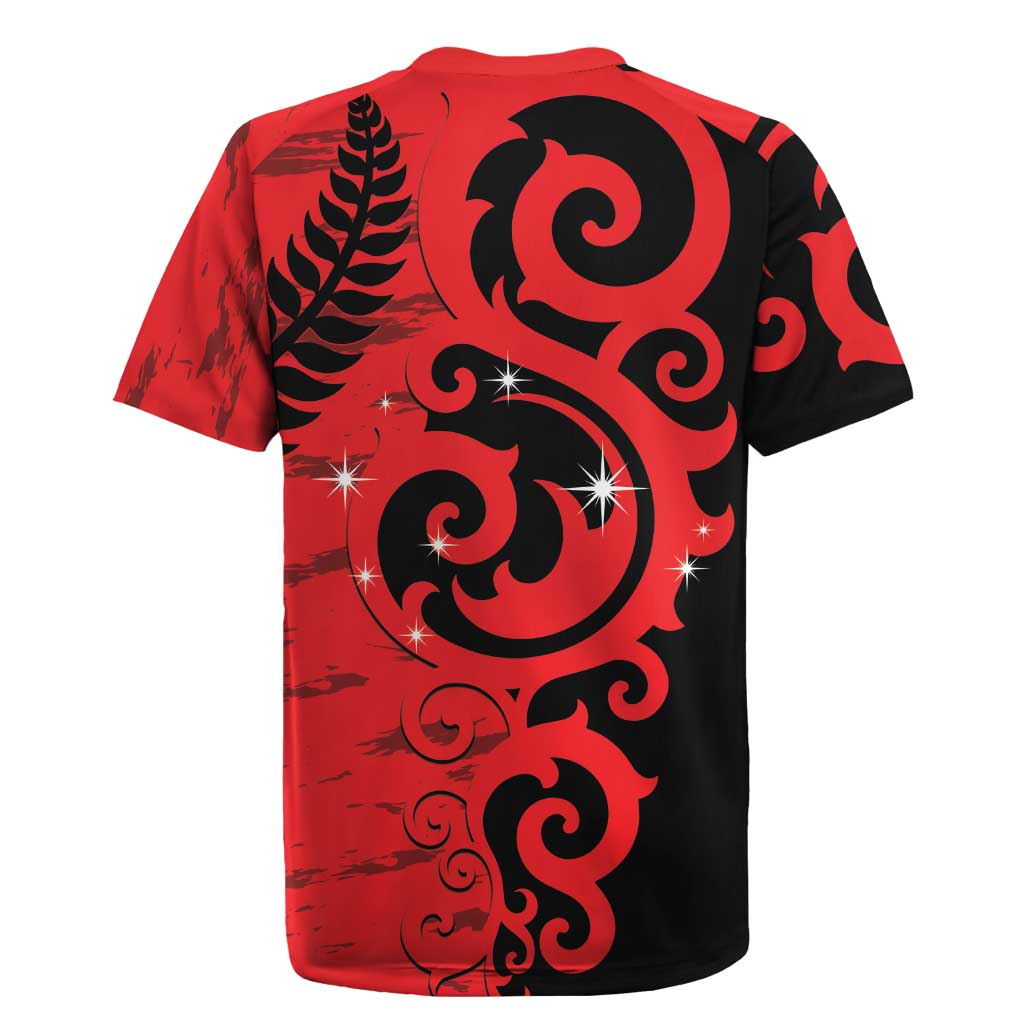 New Zealand Matariki Rugby Jersey Maori New Year Koru Pattern LT22 - Polynesian Pride