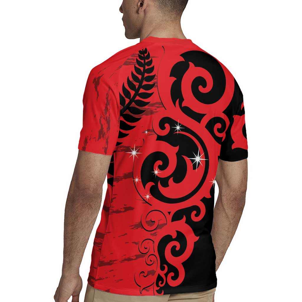 New Zealand Matariki Rugby Jersey Maori New Year Koru Pattern LT22 - Polynesian Pride