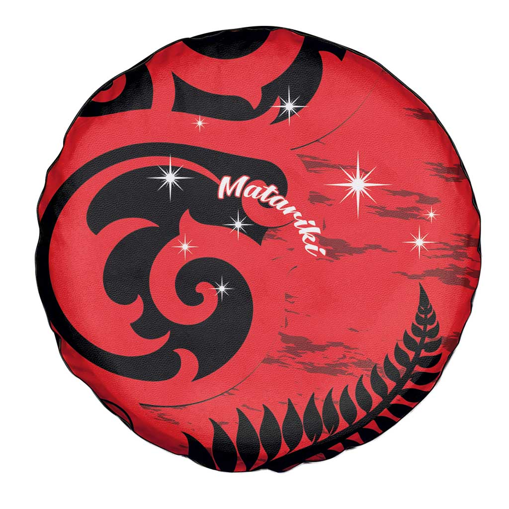 New Zealand Matariki Spare Tire Cover Maori New Year Koru Pattern LT22 - Polynesian Pride