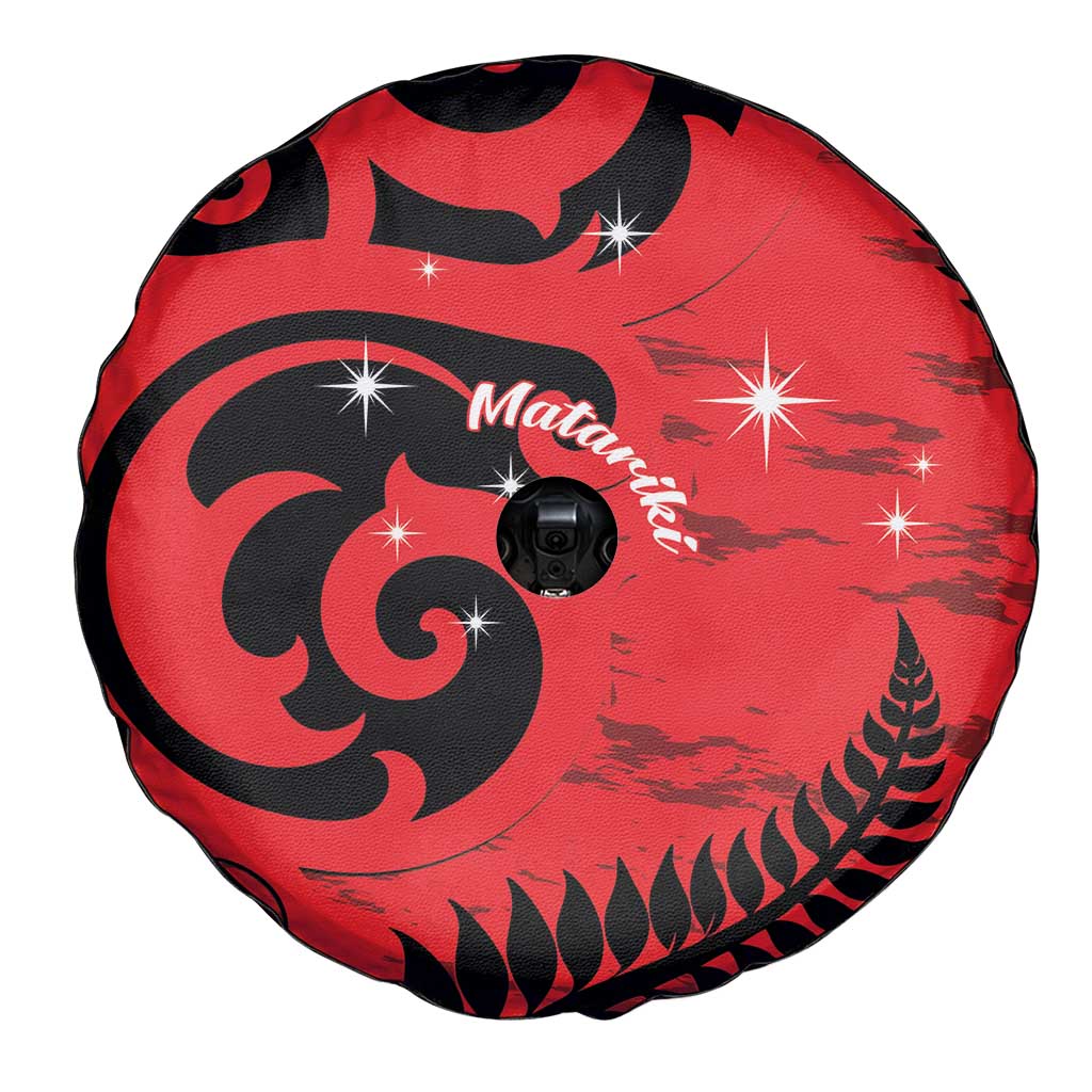 New Zealand Matariki Spare Tire Cover Maori New Year Koru Pattern LT22 - Polynesian Pride