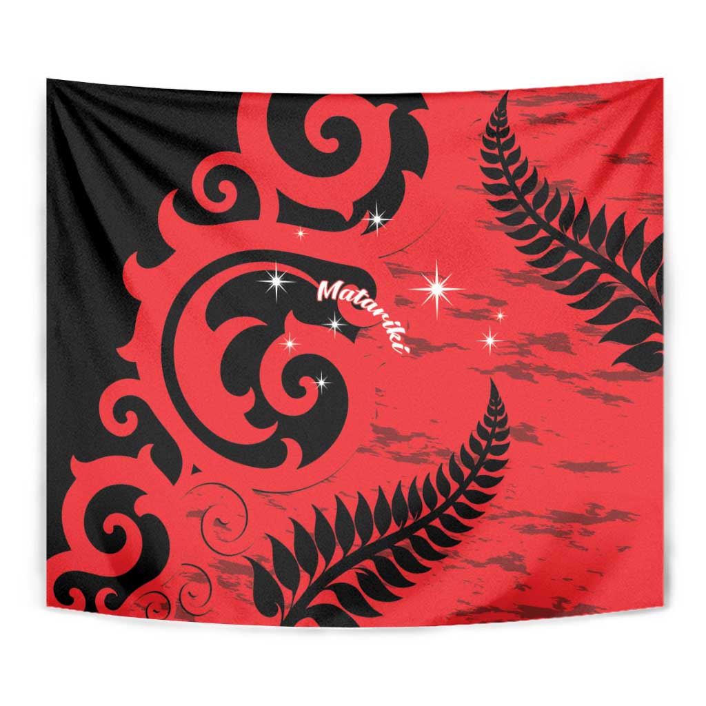 New Zealand Matariki Tapestry Maori New Year Koru Pattern LT22 - Polynesian Pride