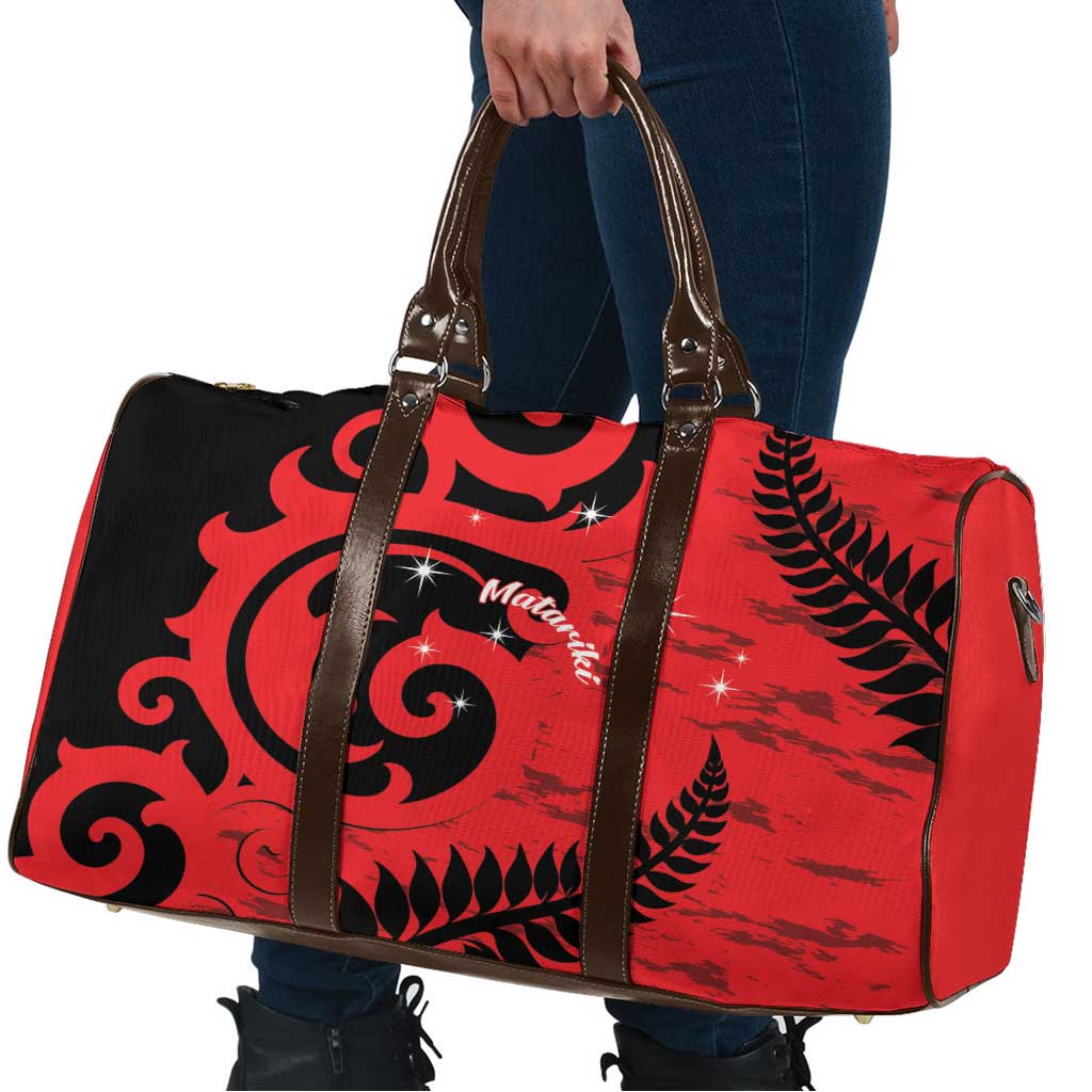 New Zealand Matariki Travel Bag Maori New Year Koru Pattern LT22 - Polynesian Pride