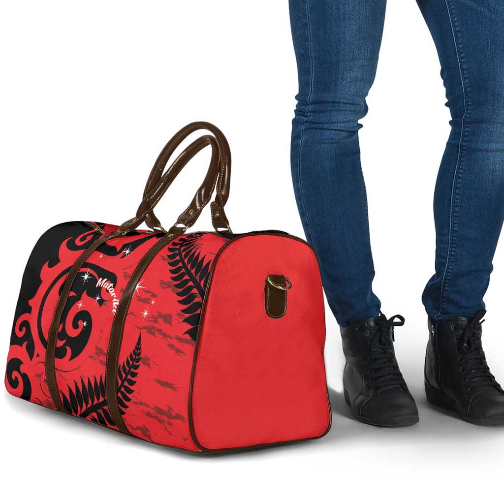 New Zealand Matariki Travel Bag Maori New Year Koru Pattern LT22 - Polynesian Pride