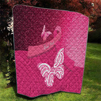 New Zealand Breast Cancer Awareness Quilt Pink Ribbon Butterfly Maori Pattern