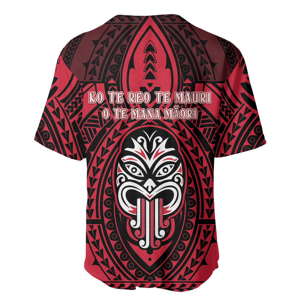 New Zealand Maori Language Week Baseball Jersey Te Wiki O Te Reo Maori Hei Tiki LT22 - Polynesian Pride