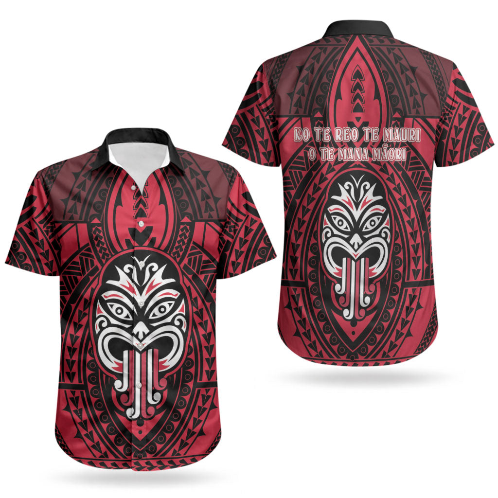 New Zealand Maori Language Week Couples Matching Mermaid Dress and Hawaiian Shirt Te Wiki O Te Reo Maori Hei Tiki LT22 - Polynesian Pride