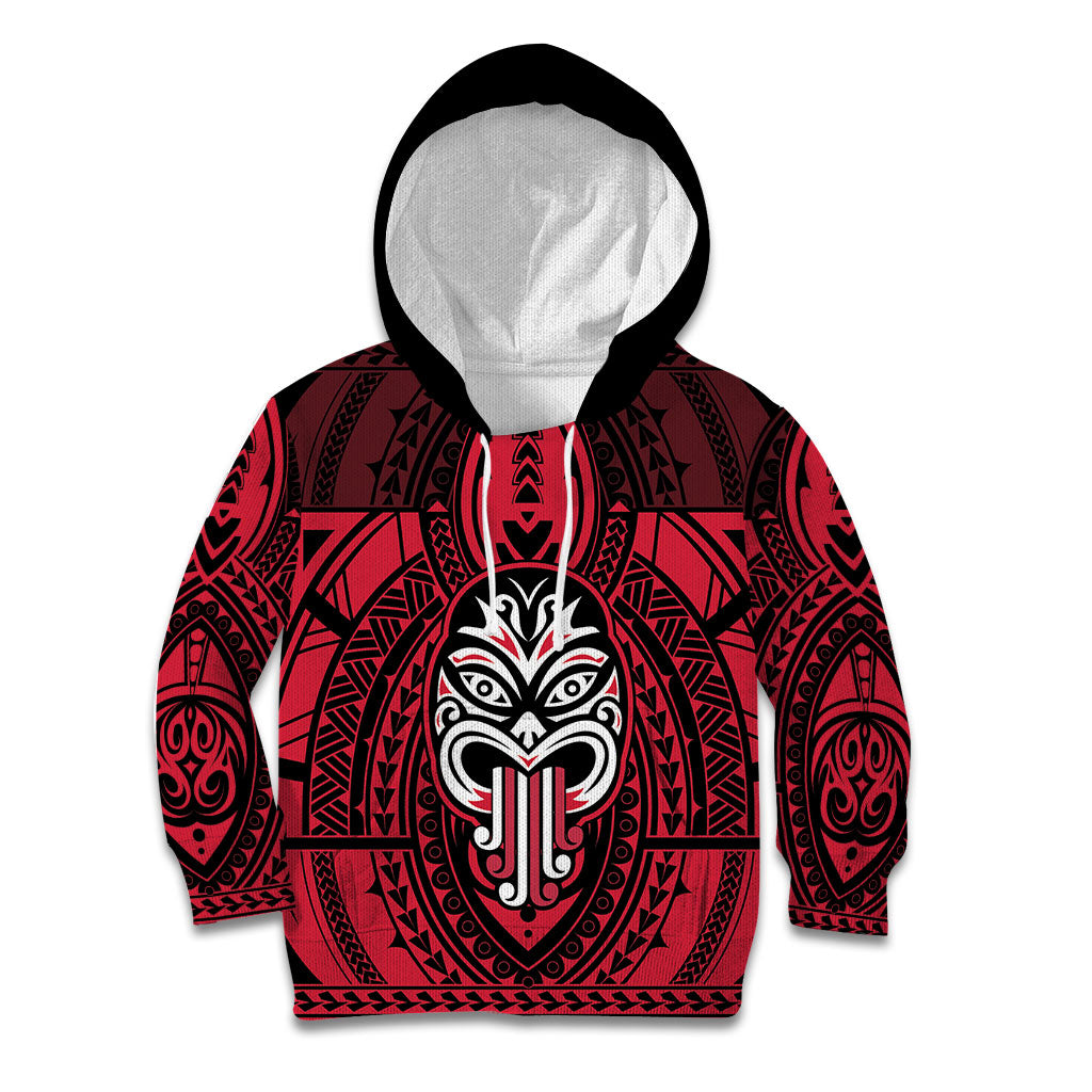 New Zealand Maori Language Week Kid Hoodie Te Wiki O Te Reo Maori Hei Tiki LT22 Hoodie Red - Polynesian Pride