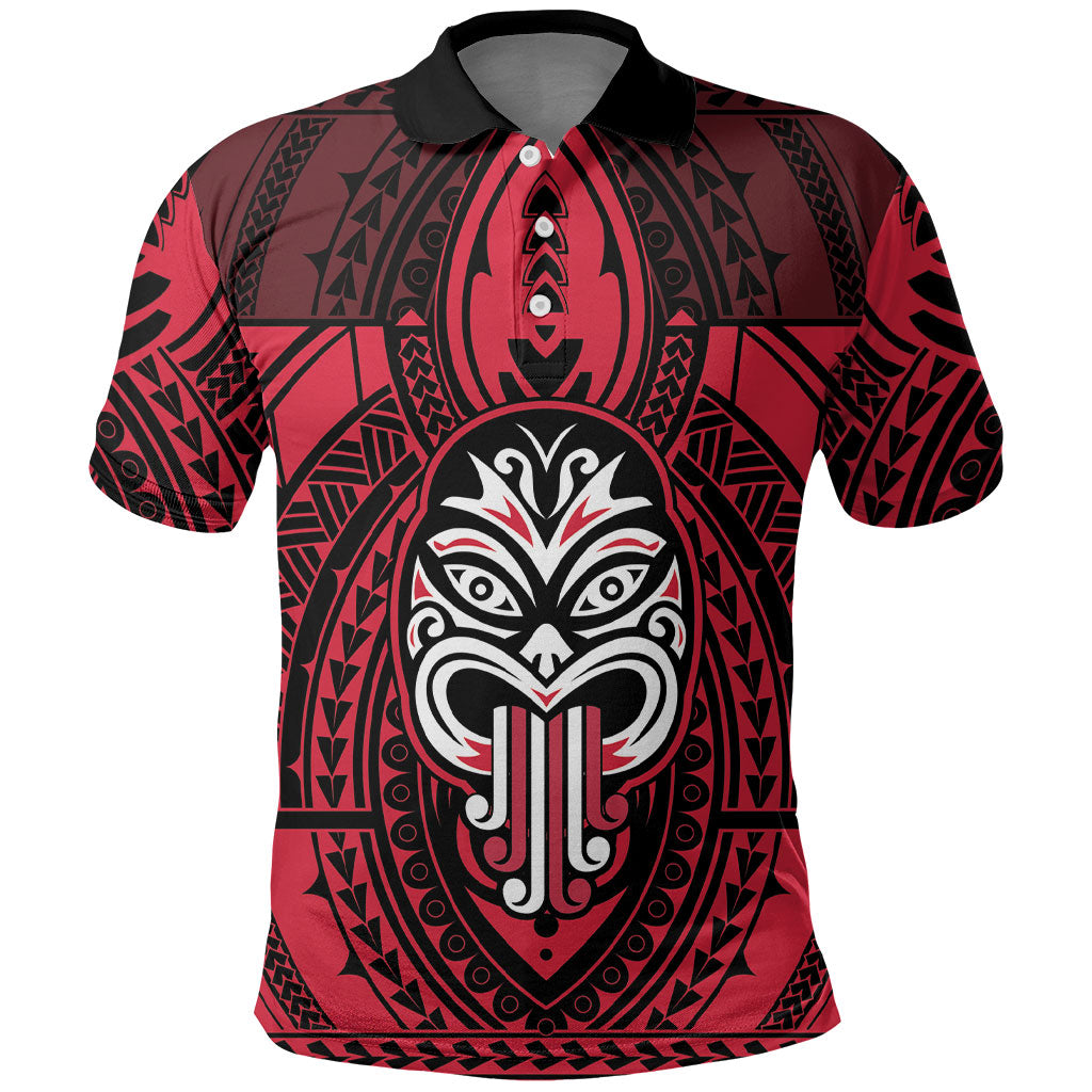 New Zealand Maori Language Week Polo Shirt Te Wiki O Te Reo Maori Hei Tiki LT22 Red - Polynesian Pride
