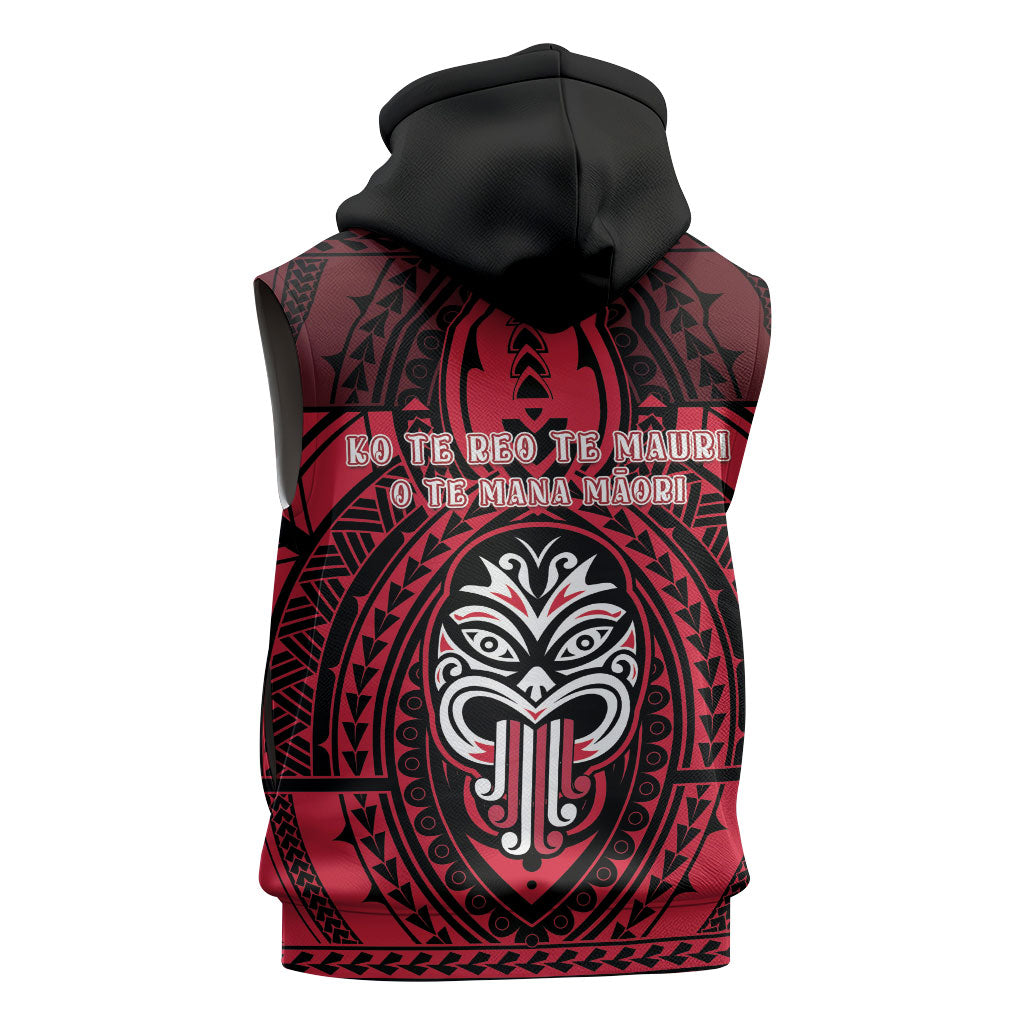 New Zealand Maori Language Week Sleeveless Hoodie Te Wiki O Te Reo Maori Hei Tiki LT22 - Polynesian Pride