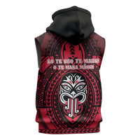 New Zealand Maori Language Week Sleeveless Hoodie Te Wiki O Te Reo Maori Hei Tiki LT22 - Polynesian Pride