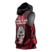 New Zealand Maori Language Week Sleeveless Hoodie Te Wiki O Te Reo Maori Hei Tiki LT22 - Polynesian Pride