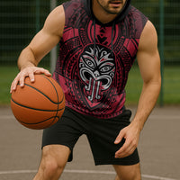 New Zealand Maori Language Week Sleeveless Hoodie Te Wiki O Te Reo Maori Hei Tiki LT22 - Polynesian Pride