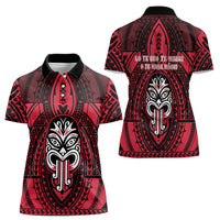 New Zealand Maori Language Week Women Polo Shirt Te Wiki O Te Reo Maori Hei Tiki LT22 - Polynesian Pride