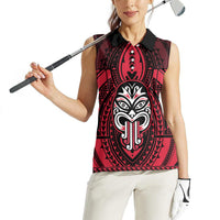 New Zealand Maori Language Week Women Sleeveless Polo Shirt Te Wiki O Te Reo Maori Hei Tiki LT22 - Polynesian Pride