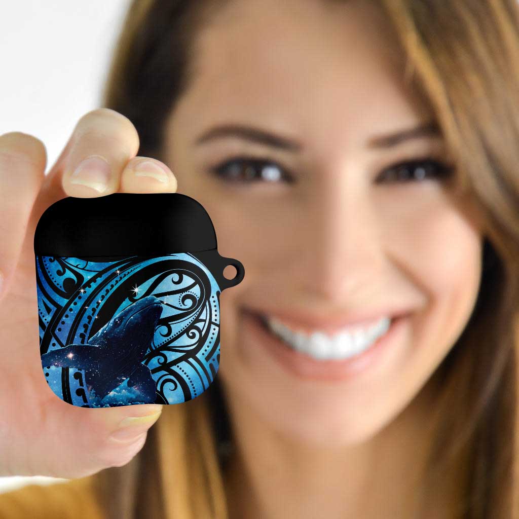New Zealand Matariki AirPods Case Maori Humpback Whale Galaxy LT22 - Polynesian Pride