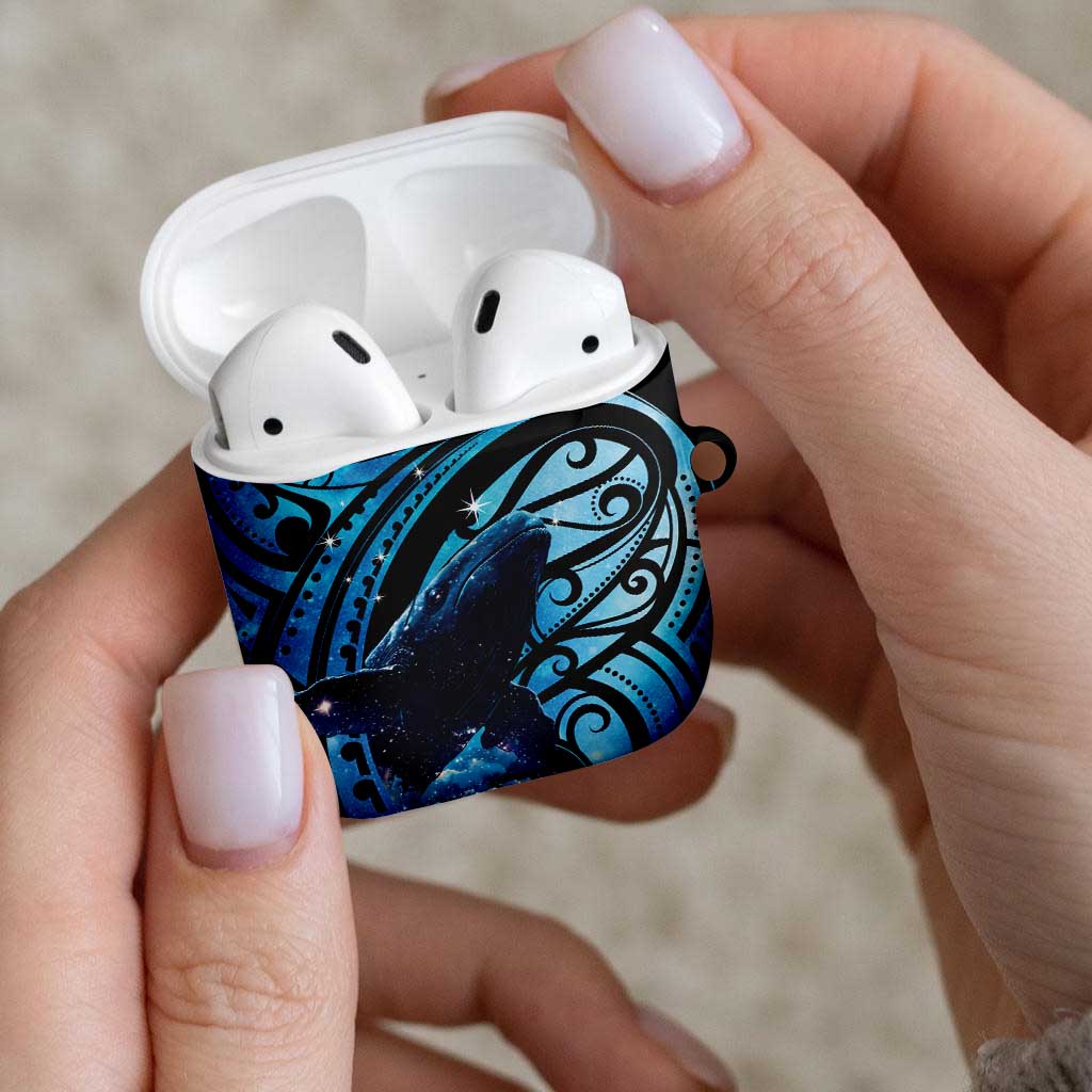 New Zealand Matariki AirPods Case Maori Humpback Whale Galaxy LT22 - Polynesian Pride