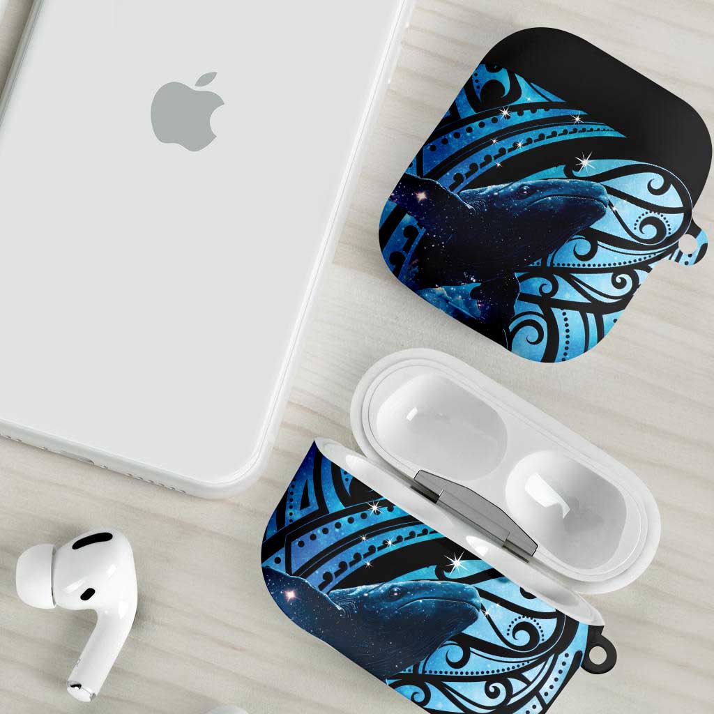 New Zealand Matariki AirPods Case Maori Humpback Whale Galaxy LT22 - Polynesian Pride