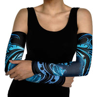 New Zealand Matariki Arm Sleeves Maori Humpback Whale Galaxy