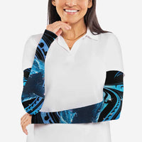 New Zealand Matariki Arm Sleeves Maori Humpback Whale Galaxy
