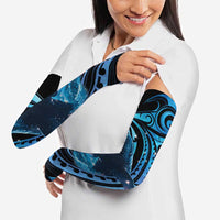 New Zealand Matariki Arm Sleeves Maori Humpback Whale Galaxy