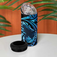 New Zealand Matariki 4 in 1 Can Cooler Tumbler Maori Humpback Whale Galaxy LT22 - Polynesian Pride
