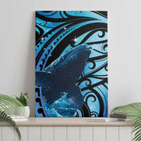 New Zealand Matariki Canvas Wall Art Maori Humpback Whale Galaxy LT22 - Polynesian Pride