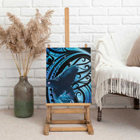 New Zealand Matariki Canvas Wall Art Maori Humpback Whale Galaxy LT22 - Polynesian Pride